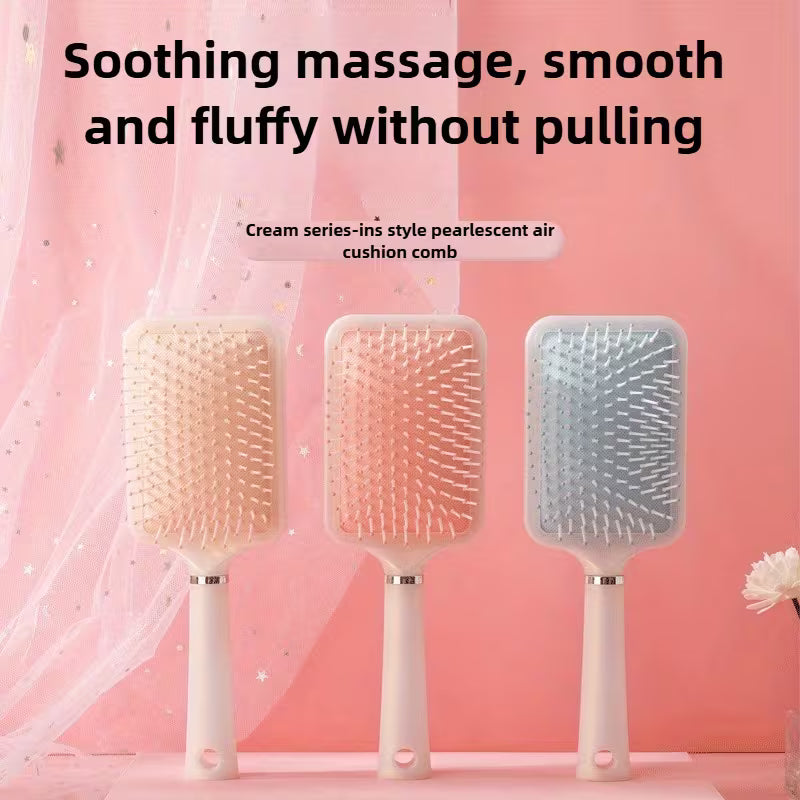 SilkBeautyCo Mermaid Princess Pearl Cushion Brush