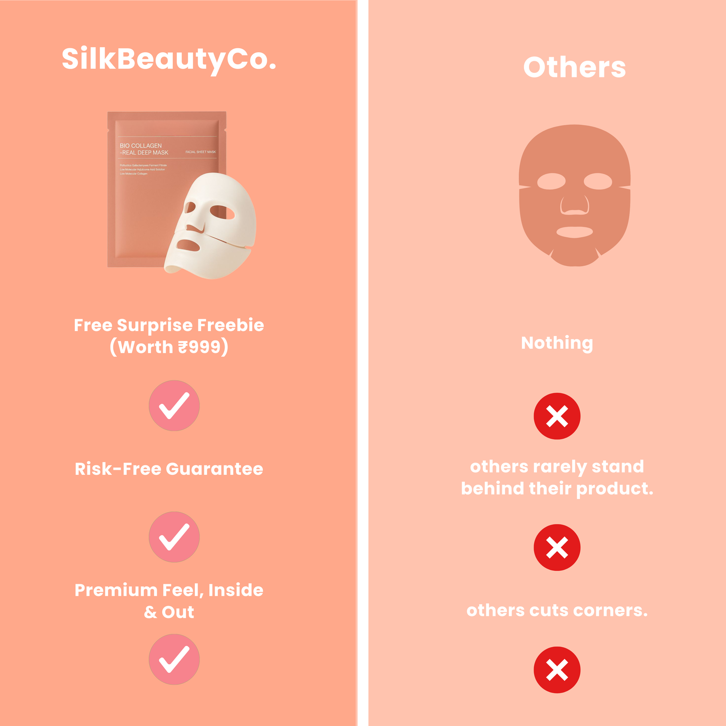 SilkBeautyCo. Bio-Collagen Face Mask